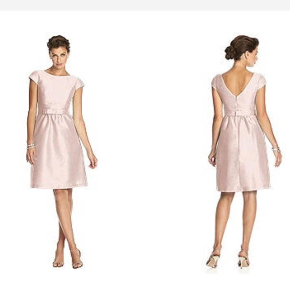 Alfred Sung D568 Pearl Pink, size 4